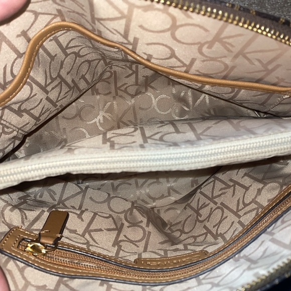 CK Signature Coated Canvas Dome Satchel - Picture 7 of 7